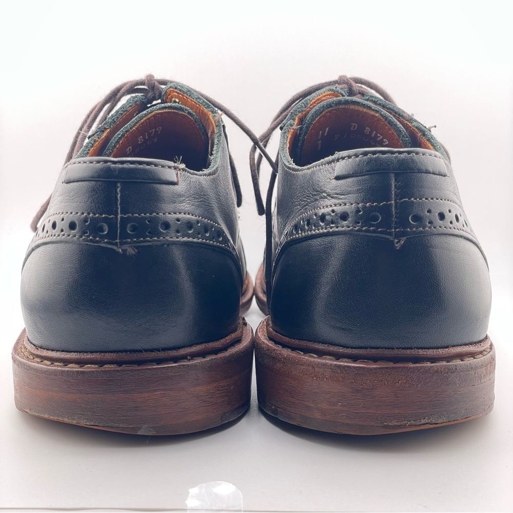 Allen Edmonds Bainbridge Mens Black Leather Oxfords Size 11 - Picture 5 of 12